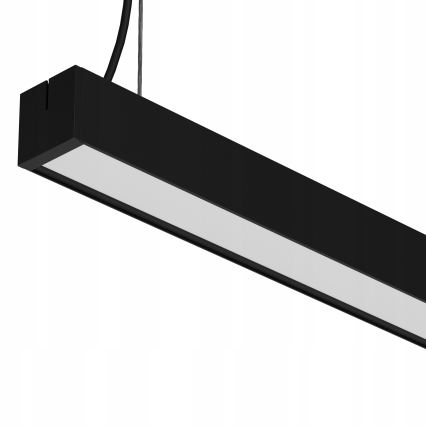 LED-lühter kaabliga/pinnapealne LED/44W/230V 6000K 120 cm must