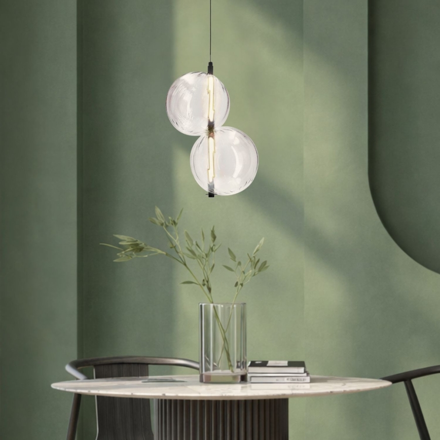 LED lühter kaabliga PLAYA LED/10W/230V must