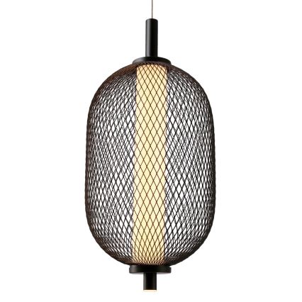 LED-lühter kaabliga PUMA LED/10W/230V läbimõõt 15 cm must