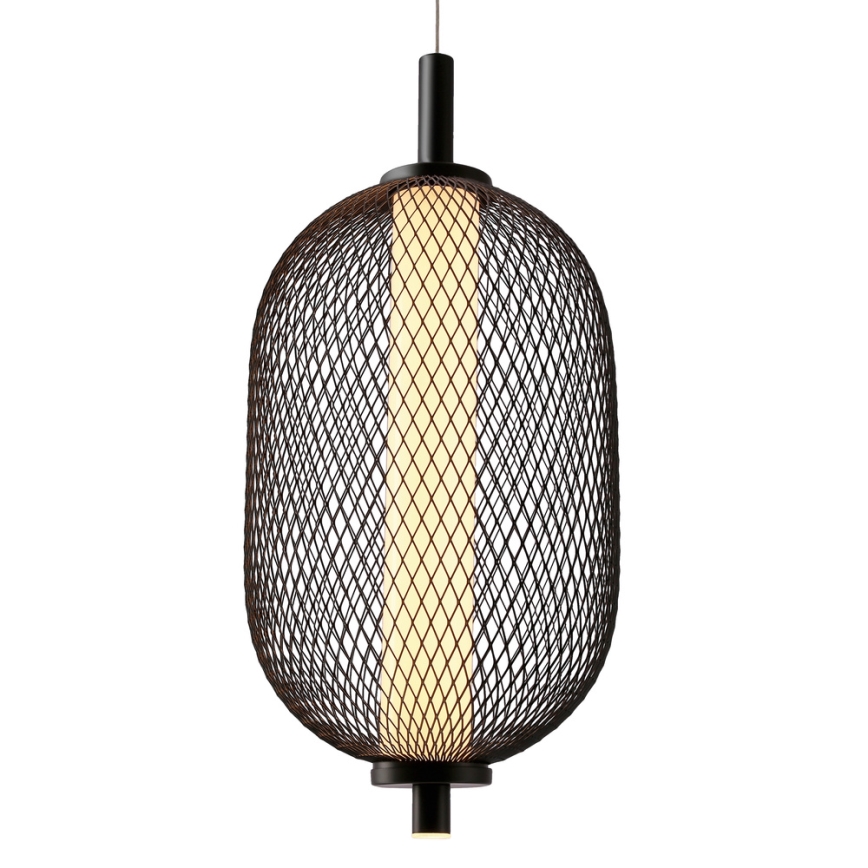 LED-lühter kaabliga PUMA LED/10W/230V läbimõõt 15 cm must