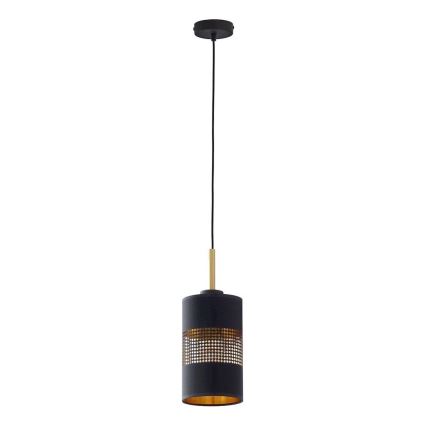 LED-lühter kaablil BOGART 1xE27/15W/230V must/kuldne