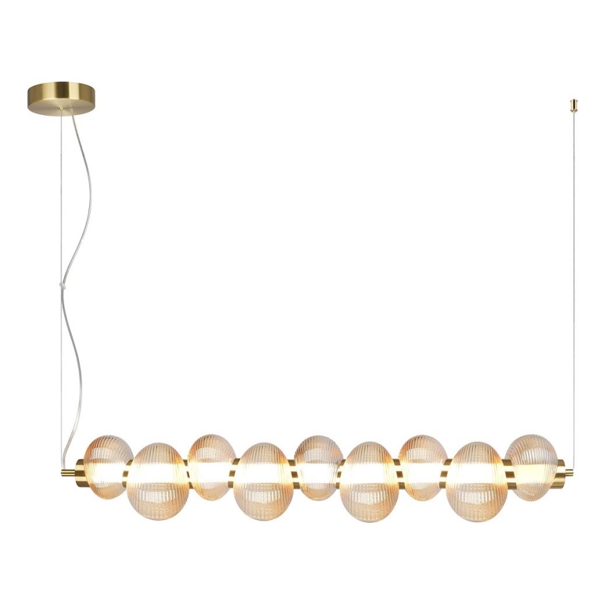 LED-lühter kaablil BOLLA LED/32W/230V kuldne/suitsune beež