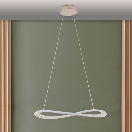 LED-lühter kaablil CASHMERE LED/40W/230V, läbimõõt 59,5 cm, beež