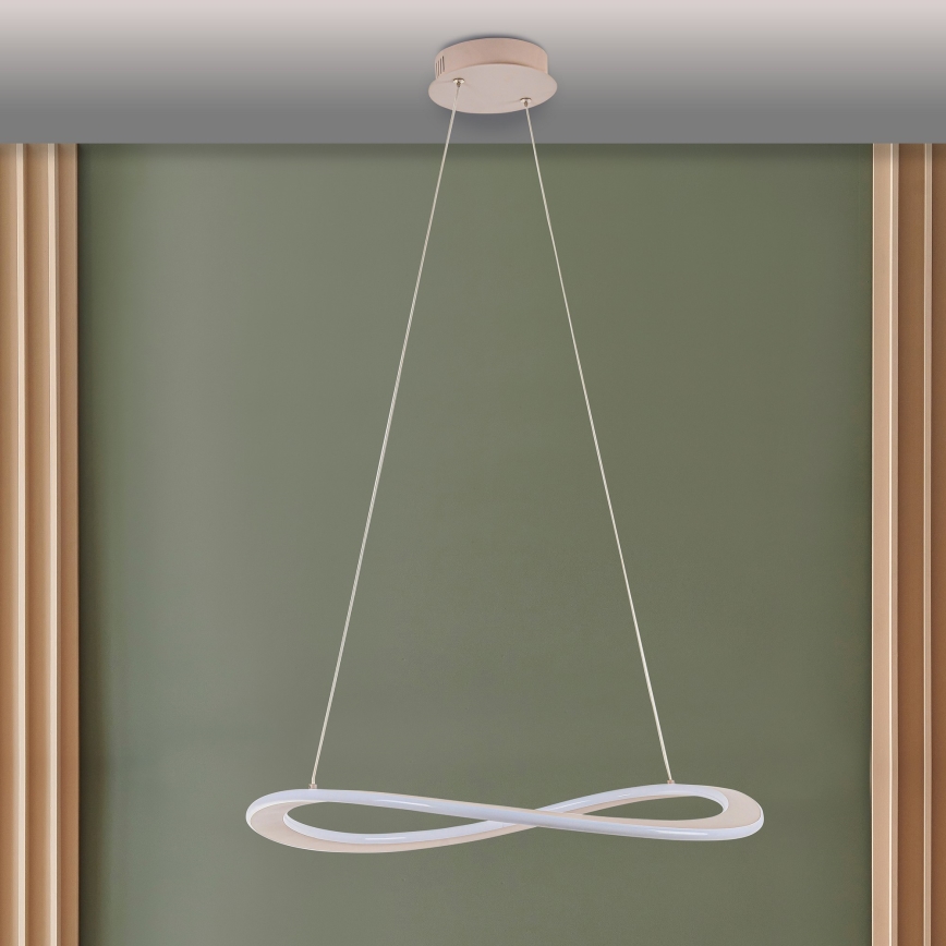 LED-lühter kaablil CASHMERE LED/40W/230V, läbimõõt 59,5 cm, beež