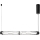 LED-lühter kaablil CORTE LED/18W/230V must
