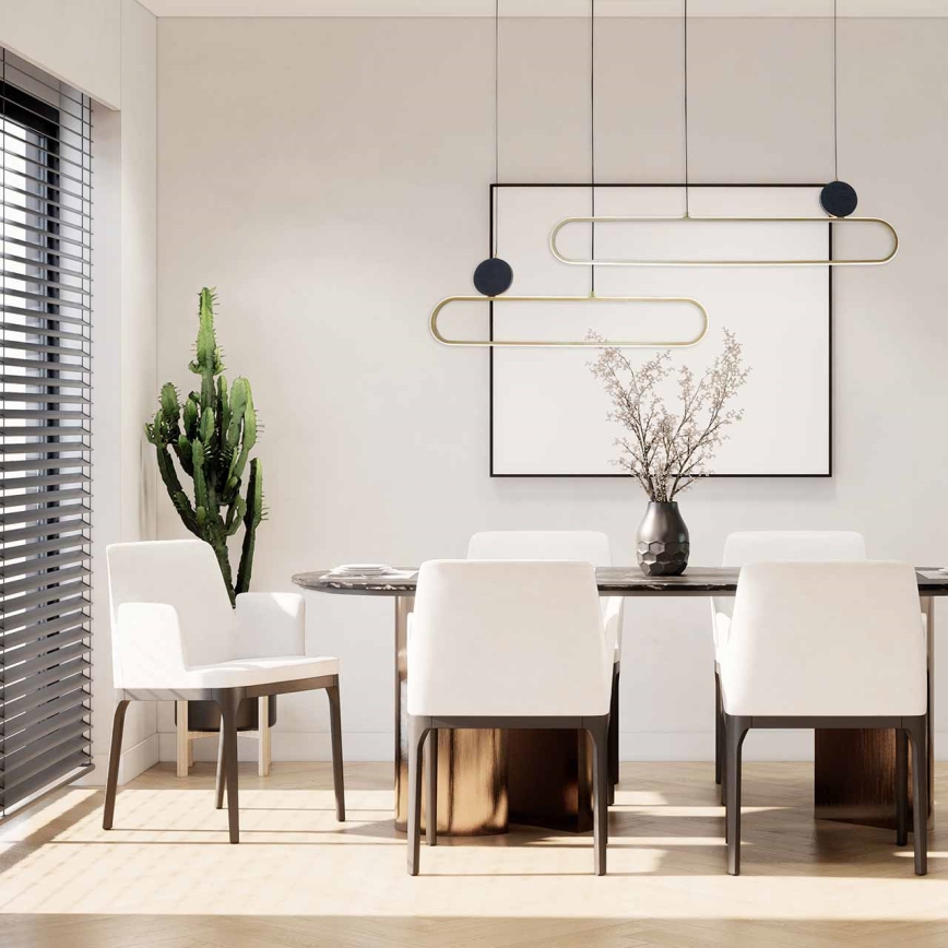 LED-lühter kaablil FLORENTYNA LED/48W/230V 4000K kuldne/must