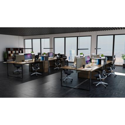 LED-lühter kaablil LED/44W/230V 3000K 120 cm must