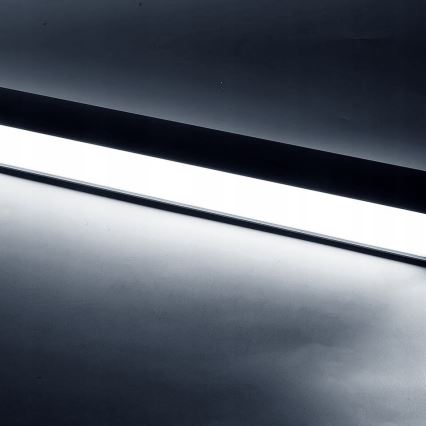 LED-lühter kaablil LED/44W/230V 6000K 120 cm must