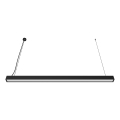 LED-lühter kaablil/pinnapealne LED/44W/230V 4000K 120 cm must