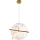 LED-lühter kaablil RELAX LED/15W/230V kuldne/valge