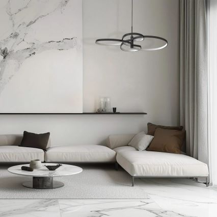 LED-lühter kaablil RIBBON LED/37W/230V 4000K must