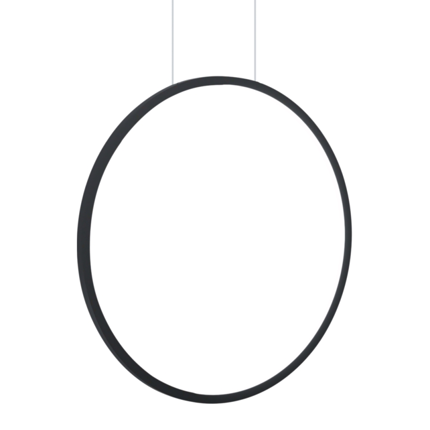 LED-lühter kaablil SATURNO LED/28W/230V, läbimõõt 50 cm, IP44, must