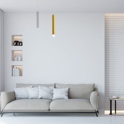 LED-lühter köiega GOLDIE LED/5W/230V kuldne