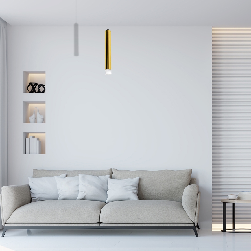 LED-lühter köiega GOLDIE LED/5W/230V kuldne