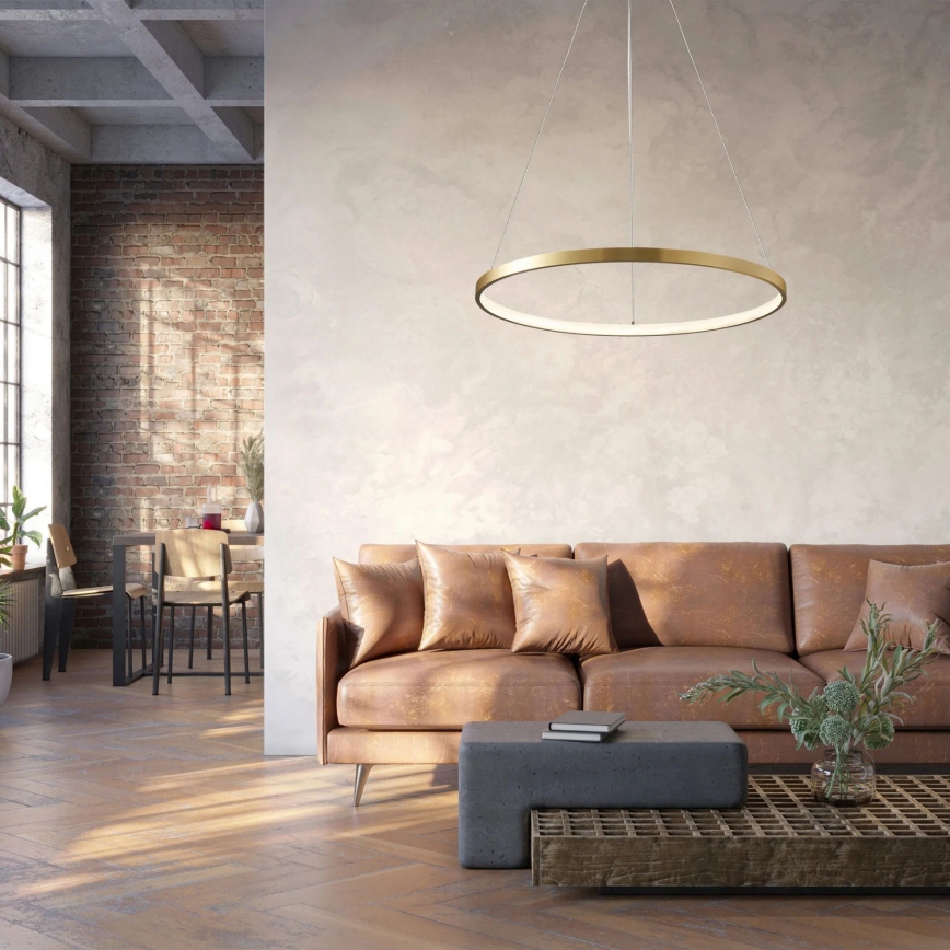 LED Lühter LEA LED/20W/230V 4000K d. 50 cm kuldne