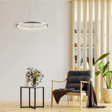 LED Lühter LEA LED/20W/230V 4000K d. 50 cm matt kroom