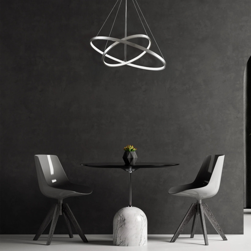 LED Lühter LEA LED/35W/230V 4000K d. 60 cm matt kroom