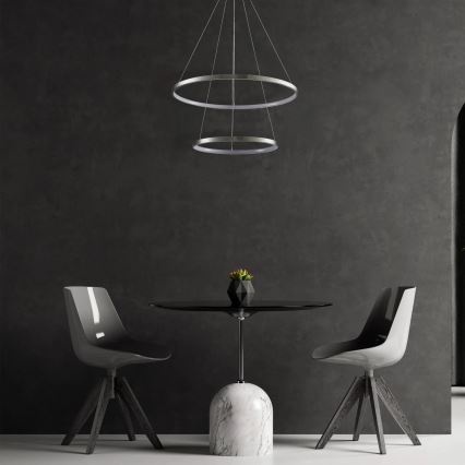 LED Lühter LEA LED/35W/230V 4000K d. 60 cm matt kroom