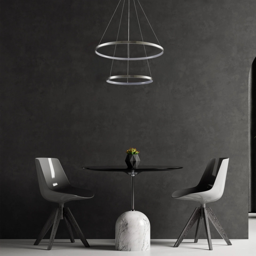 LED Lühter LEA LED/35W/230V 4000K d. 60 cm matt kroom