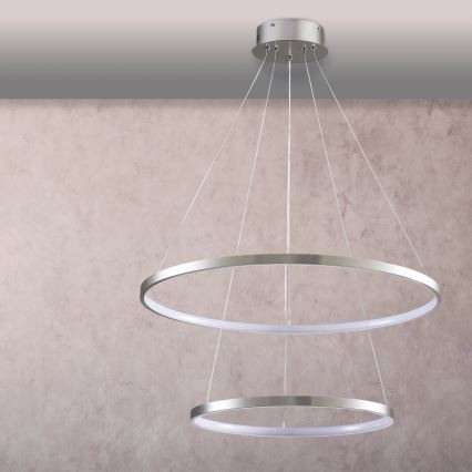 LED Lühter LEA LED/35W/230V 4000K d. 60 cm matt kroom