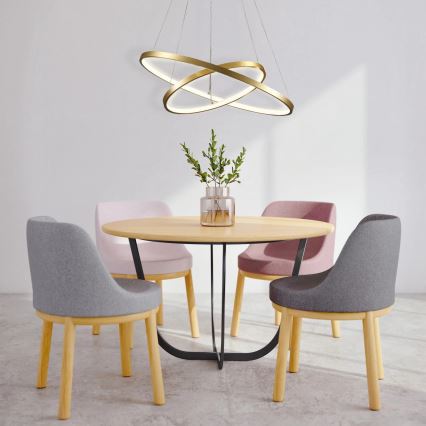 LED Lühter LEA LED/35W/230V 4000K d. 60 cm kuldne