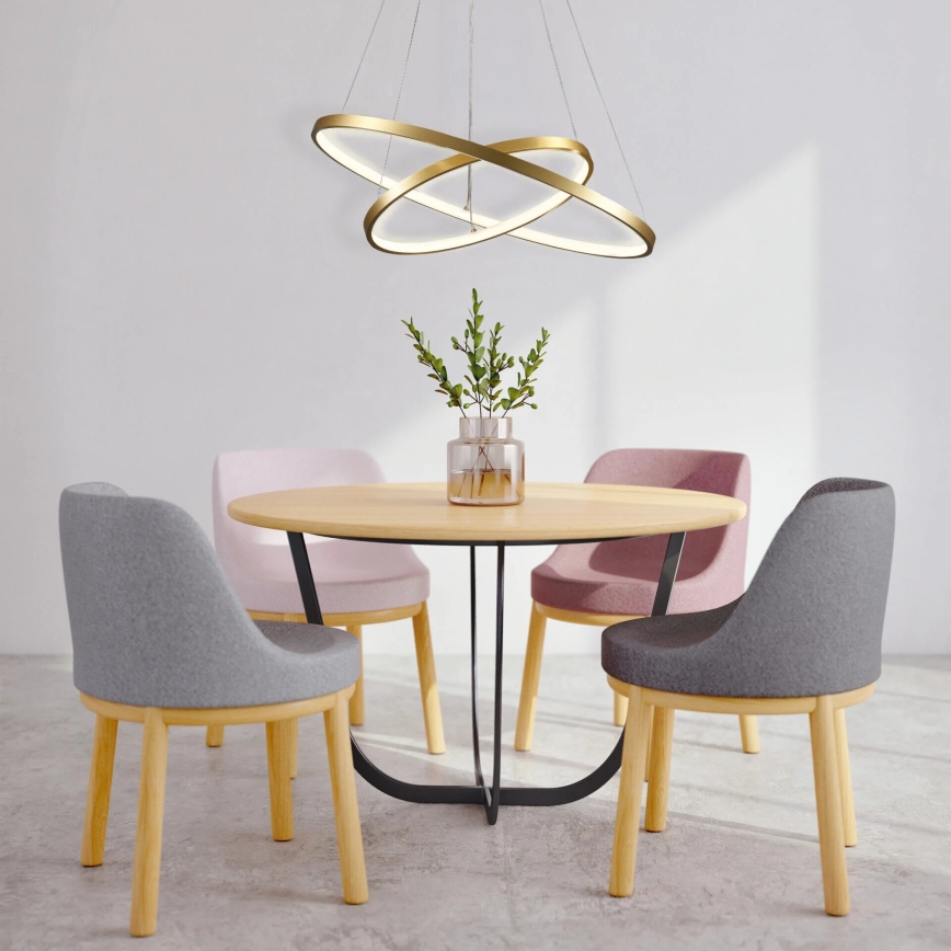 LED Lühter LEA LED/35W/230V 4000K d. 60 cm kuldne