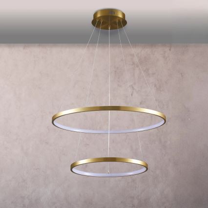 LED Lühter LEA LED/35W/230V 4000K d. 60 cm kuldne