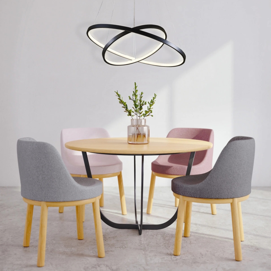 LED Lühter LEA LED/35W/230V 4000K d. 60 cm must