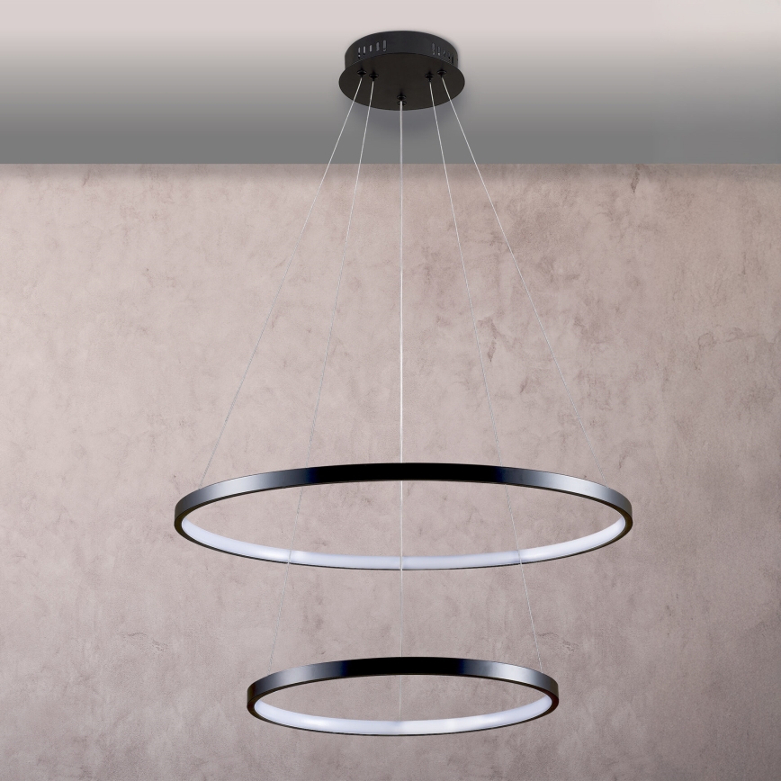 LED Lühter LEA LED/35W/230V 4000K d. 60 cm must