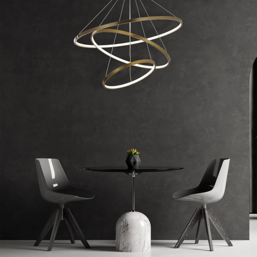 LED Lühter LEA LED/60W/230V 4000K d. 80 cm kuldne