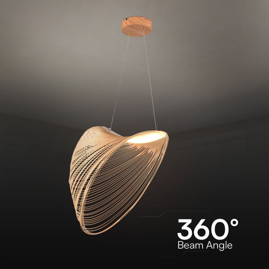 LED Lühter LED/10W/230V 3000K beež