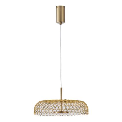 LED Lühter LED/10W/230V 3000K kuldne d. 35 cm
