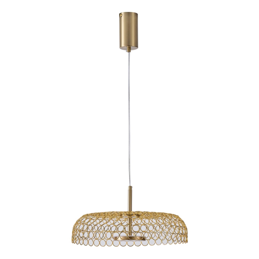 LED Lühter LED/10W/230V 3000K kuldne d. 35 cm