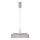 LED Lühter LED/10W/230V 3000K läikiv kroom d. 35 cm
