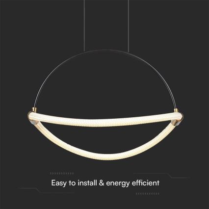 LED Lühter LED/12W/230V 3000K d. 40 cm