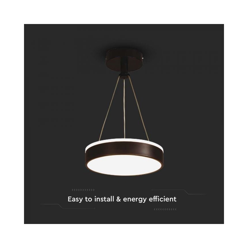 LED Lühter LED/12W/230V 4000K must