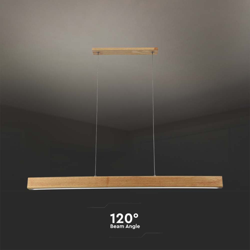 LED Lühter LED/12W/230V 4000K pruun