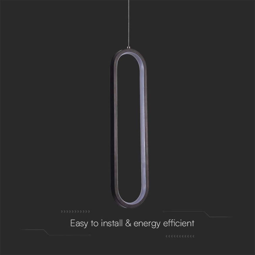 LED Lühter LED/13W/230V 3000K must