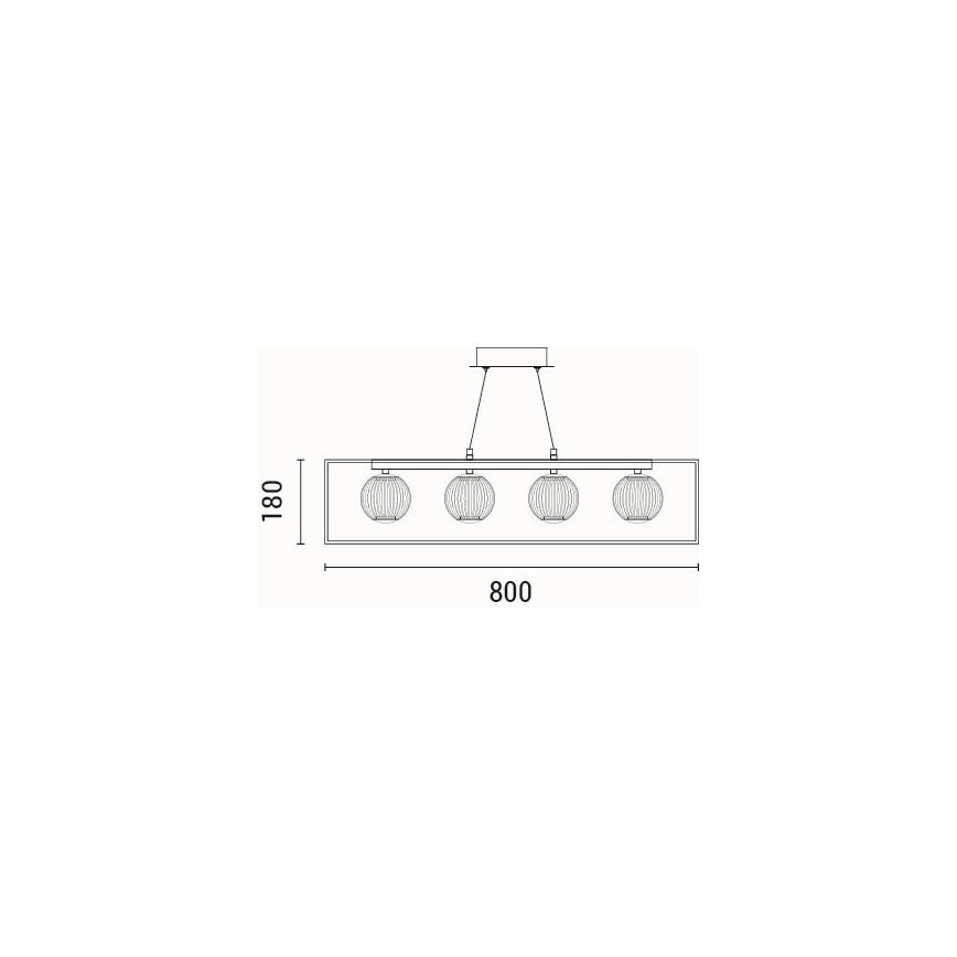 LED Lühter LED/14W/230V 3000K