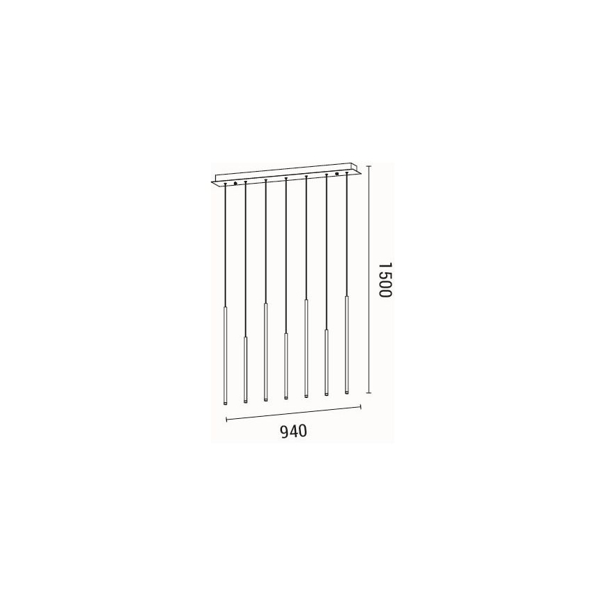 LED Lühter LED/16W/230V 3000K
