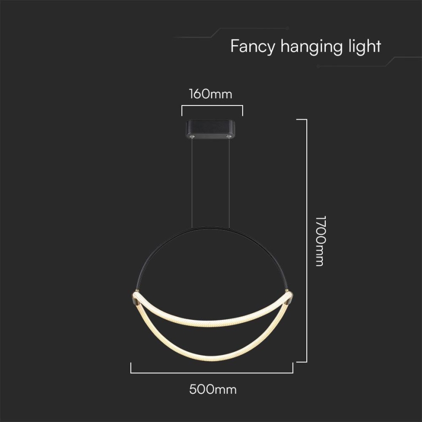 LED Lühter LED/16W/230V 4000K d. 50 cm