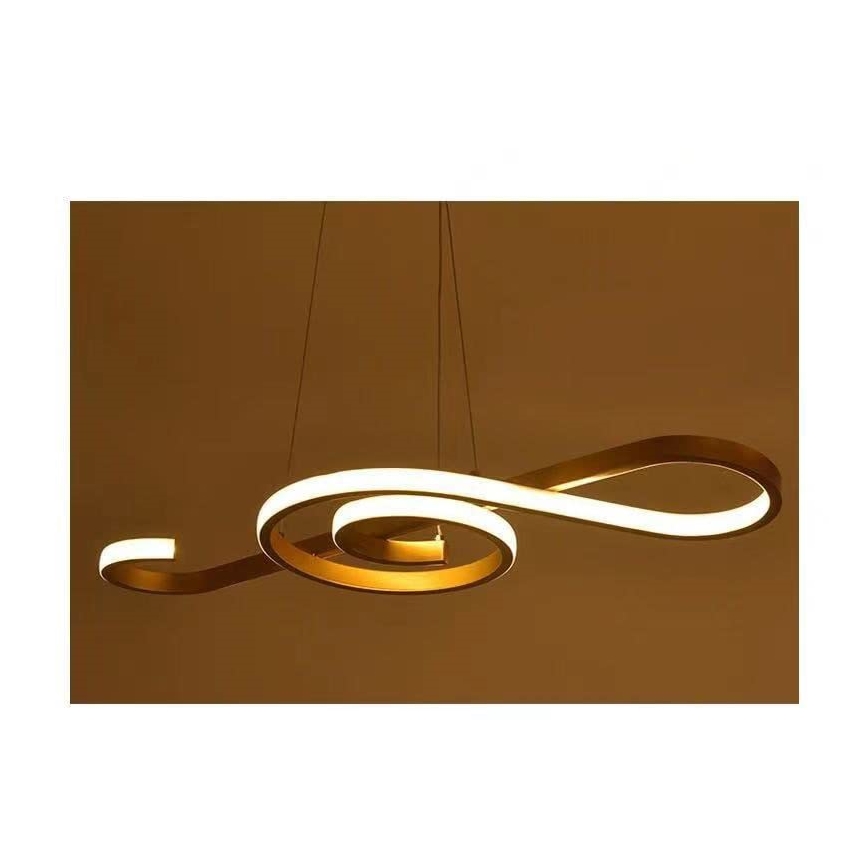 LED Lühter LED/18W/230V 3000K kuldne
