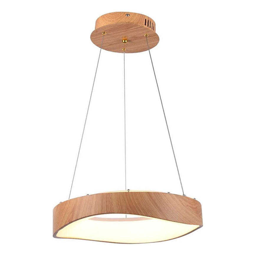 LED Lühter LED/18W/230V 3000K ø 40 cm pruun