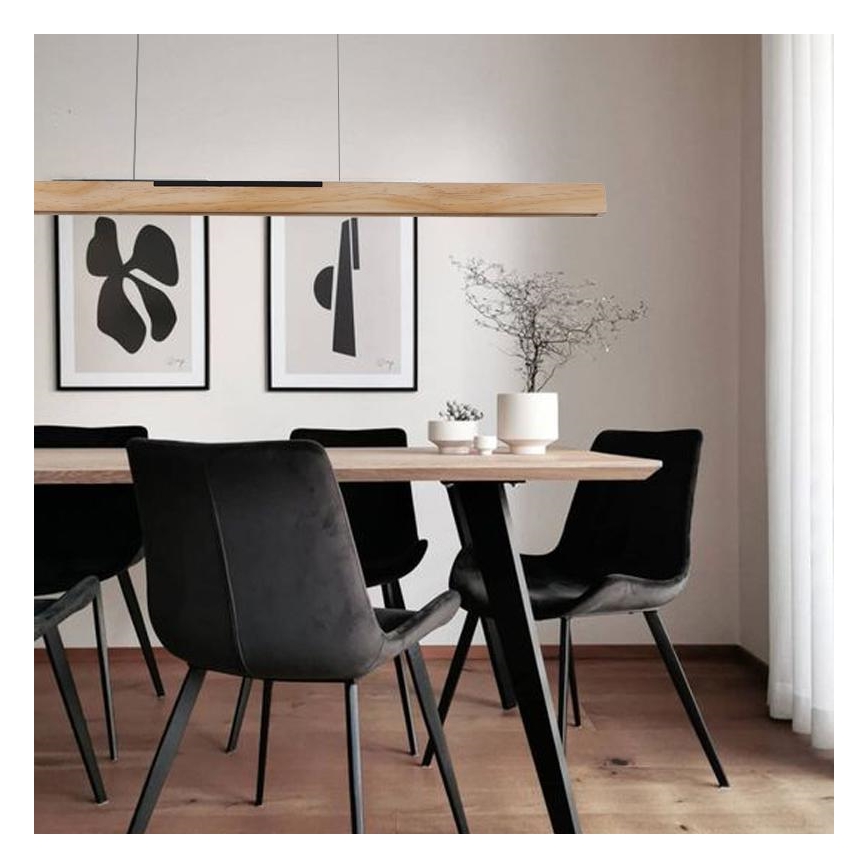 LED Lühter LED/22W/230V 4000K 120 cm mänd/täispuit