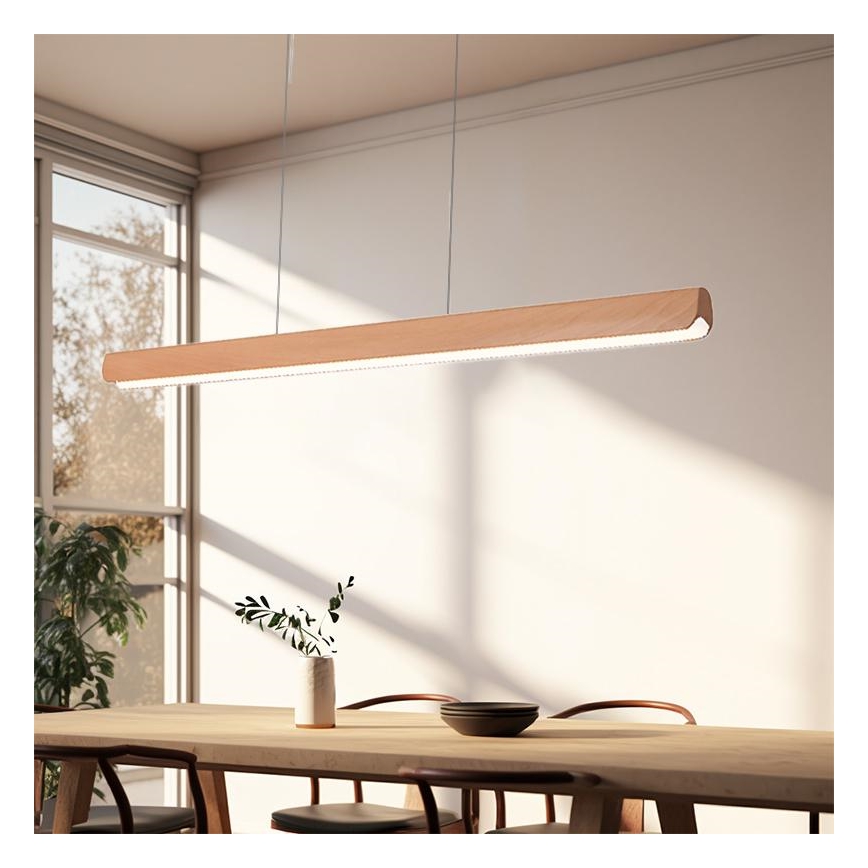 LED Lühter LED/22W/230V 4000K 120 cm pöök/täispuit