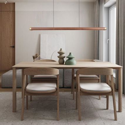 LED Lühter LED/22W/230V 4000K 120 cm saar/täispuit