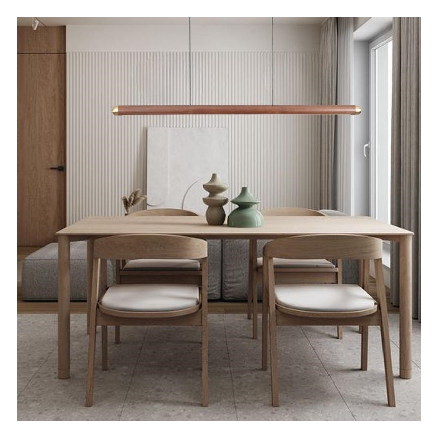 LED Lühter LED/22W/230V 4000K 120 cm saar/täispuit