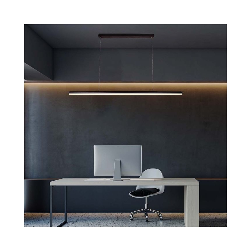 LED Lühter LED/23W/230V 4000K 120 cm must
