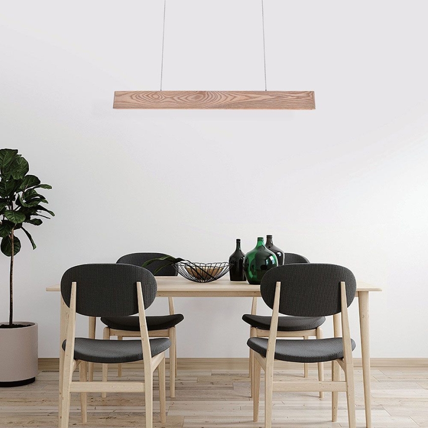 LED Lühter LED/24W/230V 3000K pruun