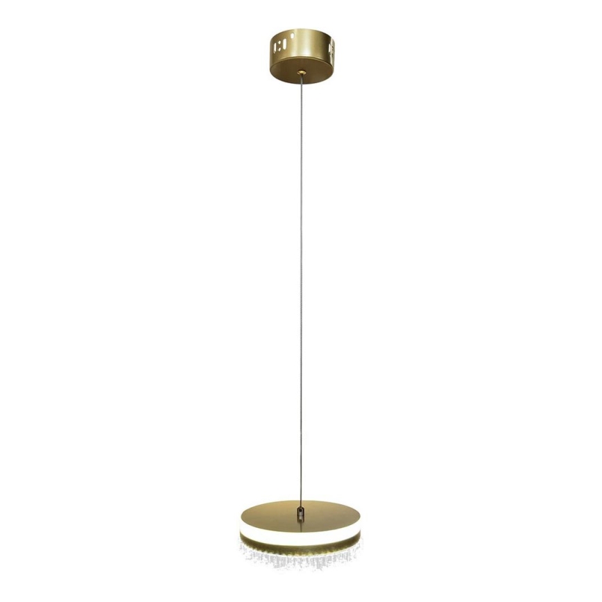 LED Lühter LED/25W/230V d. 20 cm kuldne